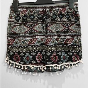 ELISA Immagine Black Tribal Festival Shorts L/XL​​​​​